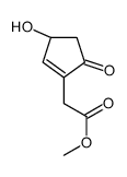 methyl 2-[(3R)-3-hydroxy-5-oxocyclopenten-1-yl]acetate Structure