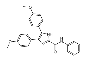 4,5-bis(4-methoxyphenyl)-N-phenyl-1H-imidazole-2-carboxamide Structure