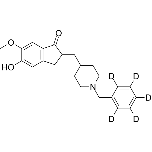 5-O-Desmethyl donepezil-d5结构式