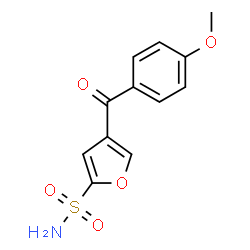 4-(4-Methoxybenzoyl)-2-furansulfonamide Structure