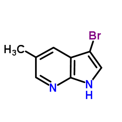 3-Bromo-5-Methyl-7-azaindole Structure