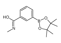 3-(N-Methylaminocarbonyl)phenylboronic acid, pinacol ester Structure