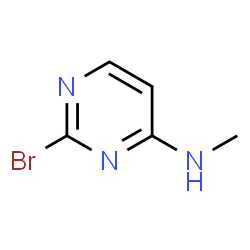 2-Bromo-N-methylpyrimidin-4-amine Structure