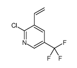 2-chloro-5-(trifluoromethyl)-3-vinylpyridine结构式