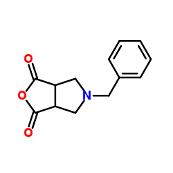 5-benzyltetrahydro-3aH-furo[3,4-c]pyrrole-1,3-dione结构式
