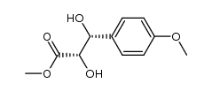 (2S,3R)-(-)-methyl 2,3-dihydroxy-3-(p-methoxyphenyl)propionate Structure