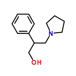 (1S,2R)-1-苯基-2-(1-吡咯烷基)-1-丙醇结构式