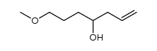 7-methoxy-1-hepten-4-ol Structure