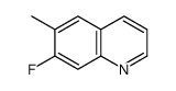 7-fluoro-6-methylquinoline Structure