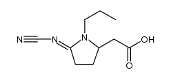 rac N-丙基-2-氰基亚氨基吡咯烷-5-乙酸图片