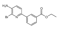 Ethyl 3-(5-Amino-6-Bromopyridin-2-Yl)Benzoate Structure