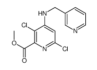 methyl 3,6-dichloro-4-(pyridin-3-ylmethylamino)pyridine-2-carboxylate Structure