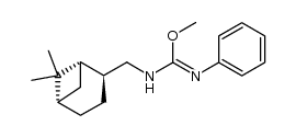 O-methyl-N-(1S,2S,5S)-myrtanyl-N'-phenylisourea结构式