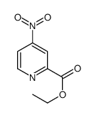 ethyl 4-nitropyridine-2-carboxylate结构式