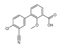 3-(4-chloro-3-cyanophenyl)-2-methoxybenzoic acid Structure
