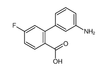 2-(3-aminophenyl)-4-fluorobenzoic acid Structure