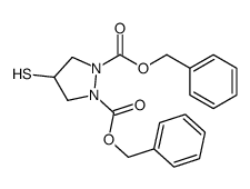 dibenzyl 4-sulfanylpyrazolidine-1,2-dicarboxylate结构式