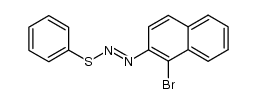 1-Bromo-2-naphthylazo phenyl sulfide Structure
