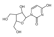 1-[(2R,3S,4R,5S)-3-hydroxy-4,5-bis(hydroxymethyl)oxolan-2-yl]pyrimidine-2,4-dione结构式