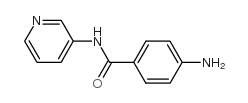 4-amino-N-pyridin-3-ylbenzamide结构式