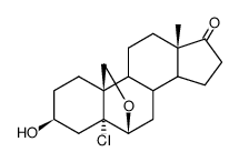 Androstan-17-one,5-chloro-6,19-epoxy-3-hydroxy-, (3b,5a,6b)- picture