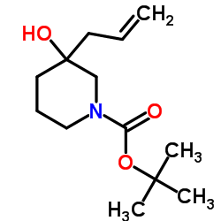 3-羟基-3-(丙-2-烯-1-基)哌啶-1-甲酸叔丁酯图片