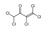 1,1,3,4,4-pentachlorobut-3-en-2-one结构式