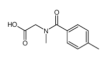 [Methyl-(4-methyl-benzoyl)-amino]-acetic acid Structure