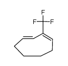 cis,trans-(trifluoromethyl)-1,3-cyclooctadiene Structure