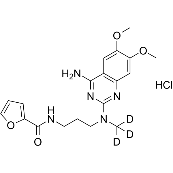 2,3,4,5-Tetradehydro Alfuzosin-d3 hydrochloride结构式