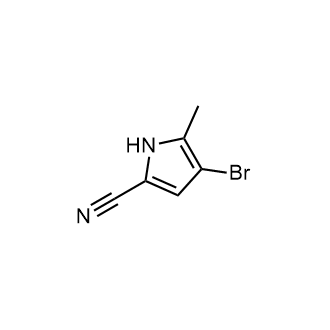 4-Bromo-5-methyl-1h-pyrrole-2-carbonitrile structure