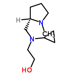 2-(Cyclopropyl{[(2S)-1-methyl-2-pyrrolidinyl]methyl}amino)ethanol结构式