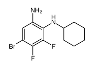 5-Bromo-2-(N-cyclohexylamino)-3,4-difluoroaniline picture