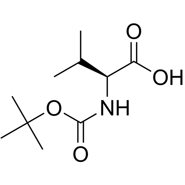 Boc-L-Valine structure