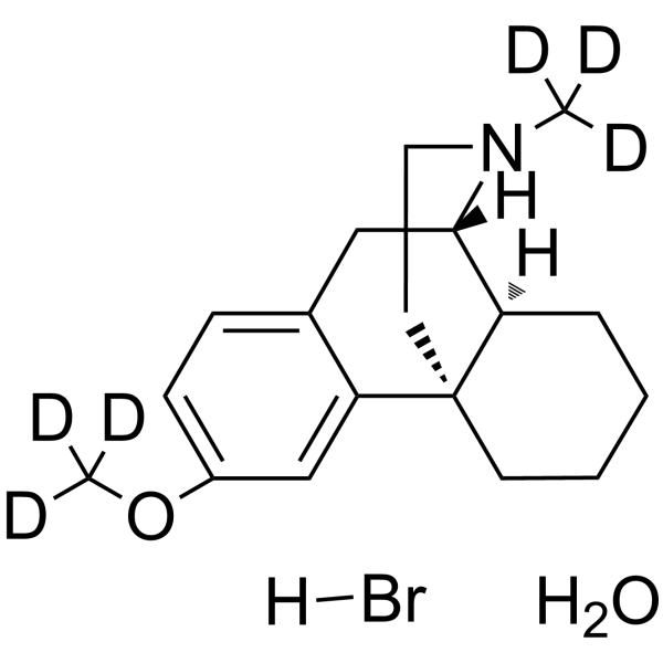 Deudextromethorphan hydrobromide hydrate结构式