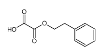 2-Phenylethyl hydrogen oxalate结构式