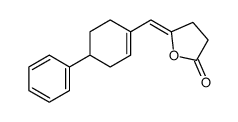 5(E)-<(4-Phenylcyclohex-1-en-1-yl)methylidene>tetrahydrofuran-2-one结构式