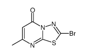 2-bromo-7-methyl-[1,3,4]thiadiazolo[3,2-a]pyrimidin-5-one结构式