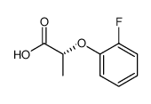 (R)-2-(2-fluorophenoxy)propanoic acid Structure