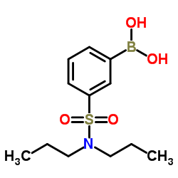 3-(Di-n-propylsulfamoyl)benzeneboronic acid Structure