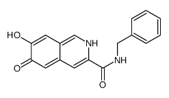 N-benzyl-7-hydroxy-6-oxo-2H-isoquinoline-3-carboxamide Structure
