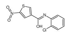 N-(2-chlorophenyl)-5-nitrothiophene-3-carboxamide Structure