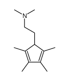 1-[2-(N,N-dimethylamino)ethyl]-2,3,4,5-tetramethylcyclopentadiene结构式