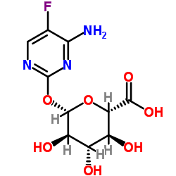 5-Fluoro Cytosine O-β-D-Glucuronide Structure