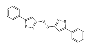 5,5'-diphenyl-3,3'-diisothiazole disulfide Structure
