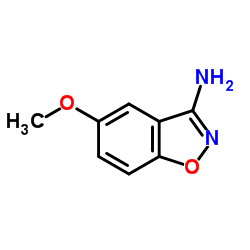 1,2-Benzisoxazol-3-amine,5-methoxy-(9CI) structure