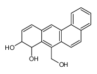 7-hydroxymethylbenz(a)anthracene-8,9-dihydrodiol Structure
