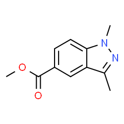 methyl 1,3-dimethyl-1H-indazole-5-carboxylate Structure