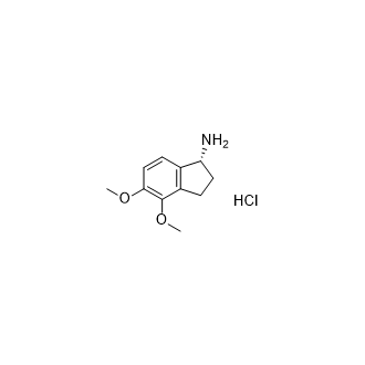 (R)-4,5-Dimethoxy-2,3-dihydro-1H-inden-1-amine hydrochloride Structure