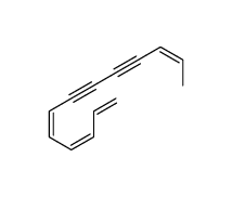 1,3,5,11-Tridecatriene-7,9-diyne, (E,E,E)- Structure